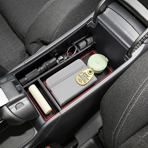 Miniatura 7 de Bandeja organizadora de consola central compatible con accesorios Honda HRV 2023 2024, caja de almacenamiento para reposabrazos para HRV