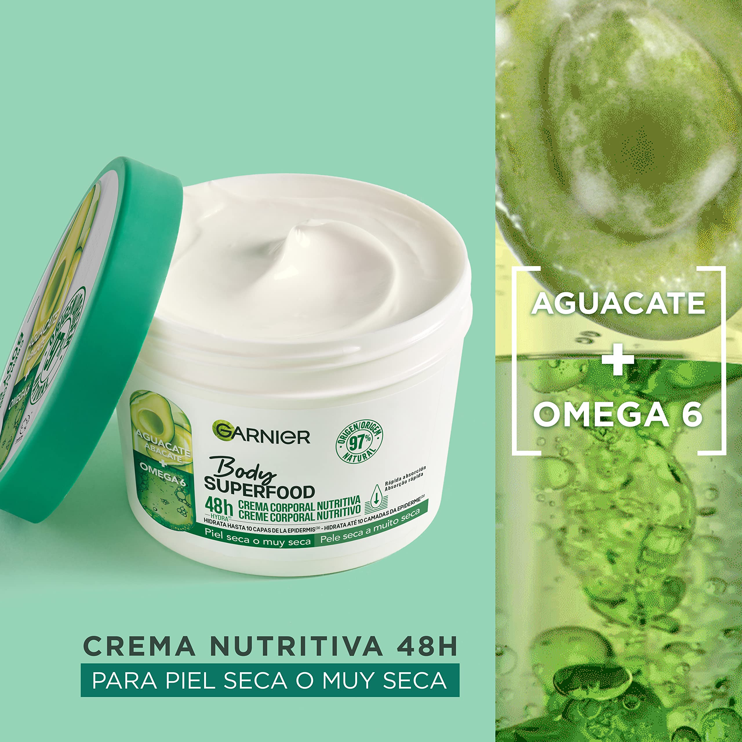 GARNIER Body Food Awokado, 380 ml