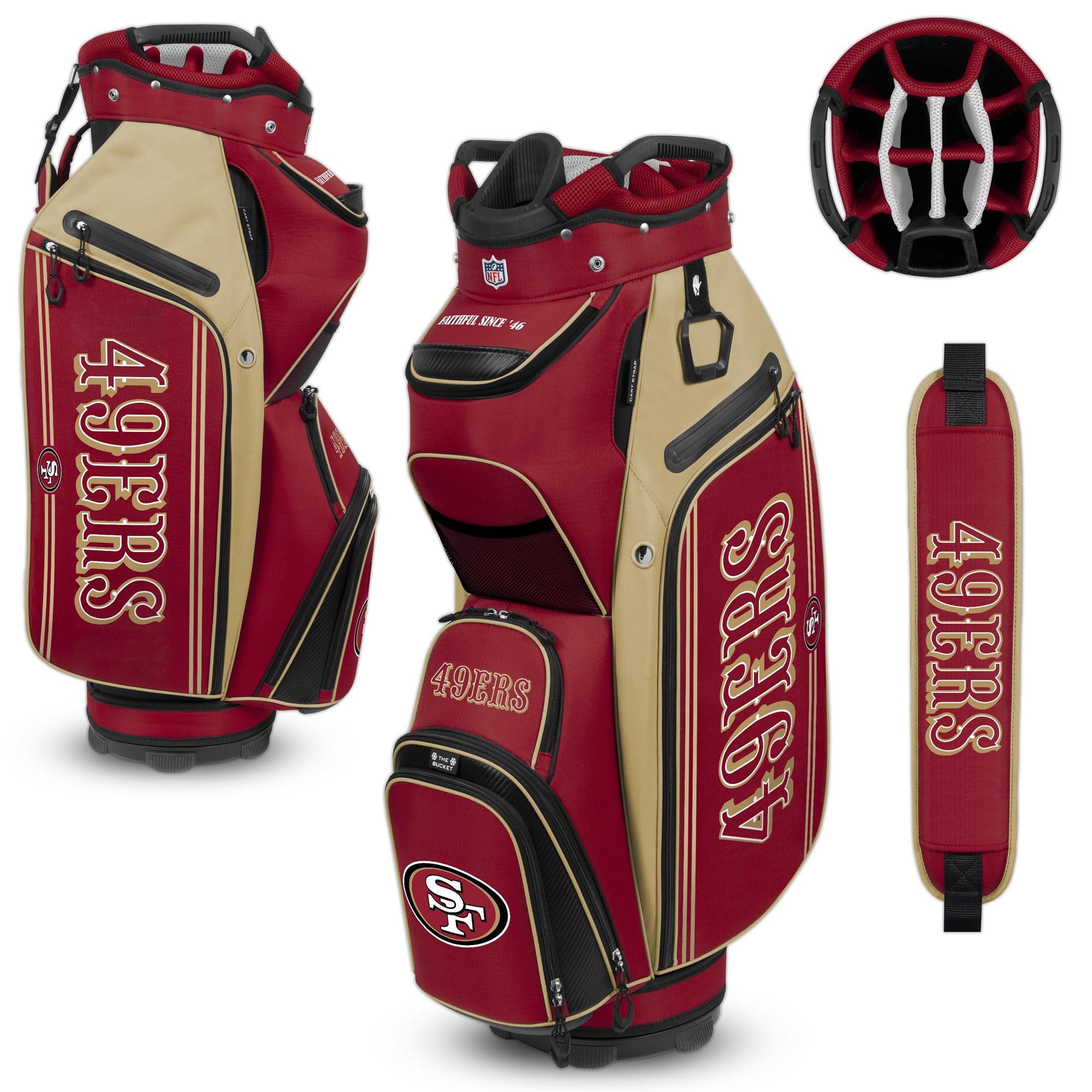 Amazon.com : Team Effort WinCraft San Francisco 49ers Bucket III