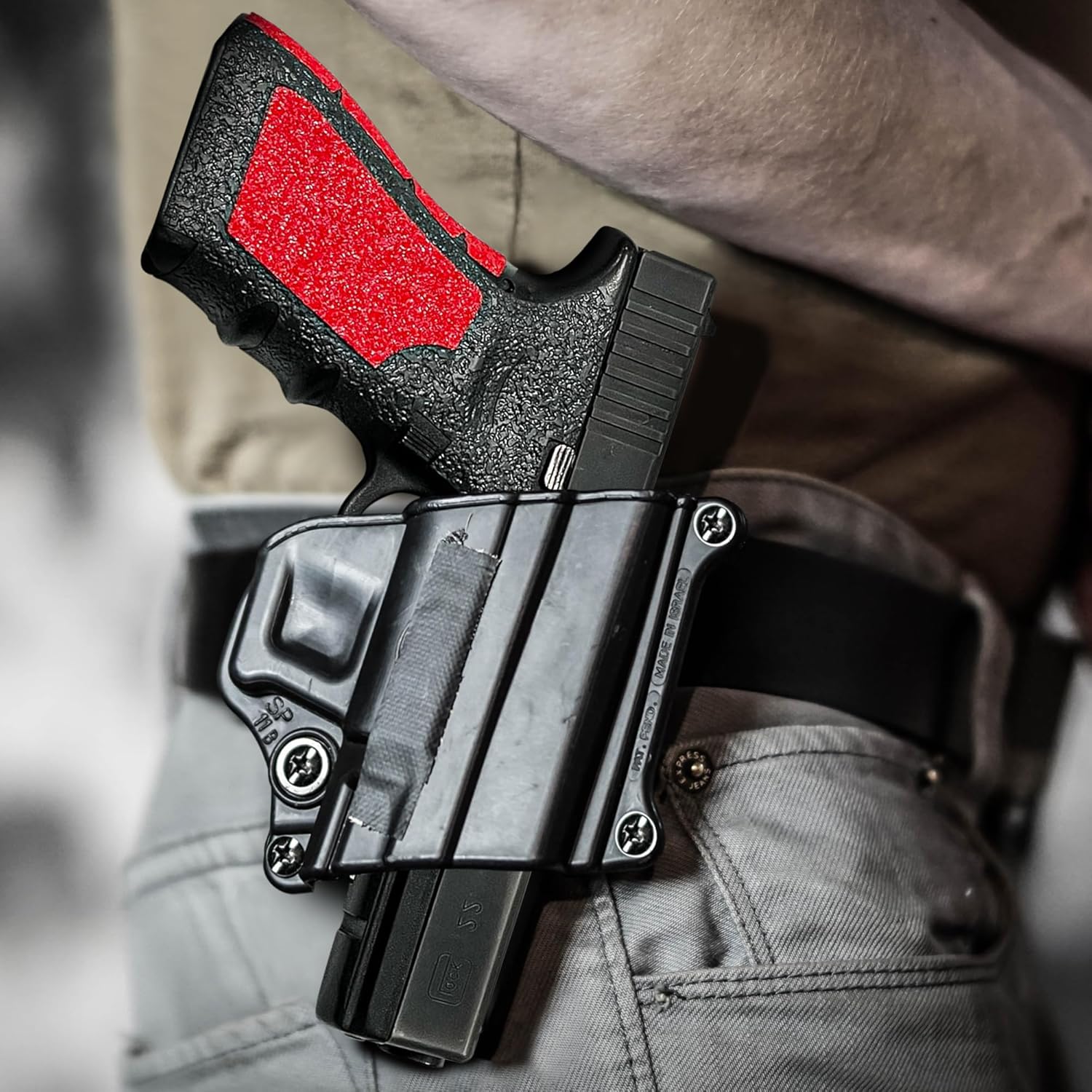 Handleitgrips Gun Grip Tape Compatible with Glock 17, 22, 34, 35 Gen 5 - Textured Pistol Grip Tape, Easy Installation, Superior Comfort and Control, Gun Skins & Accessories, Veteran Owned, Made in USA