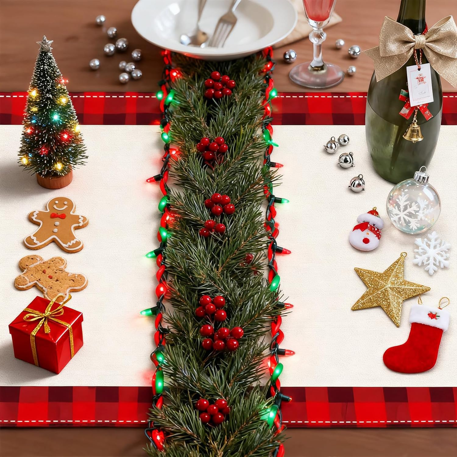 Christmas Table Runner Christmas Table Decorations 180*33cm