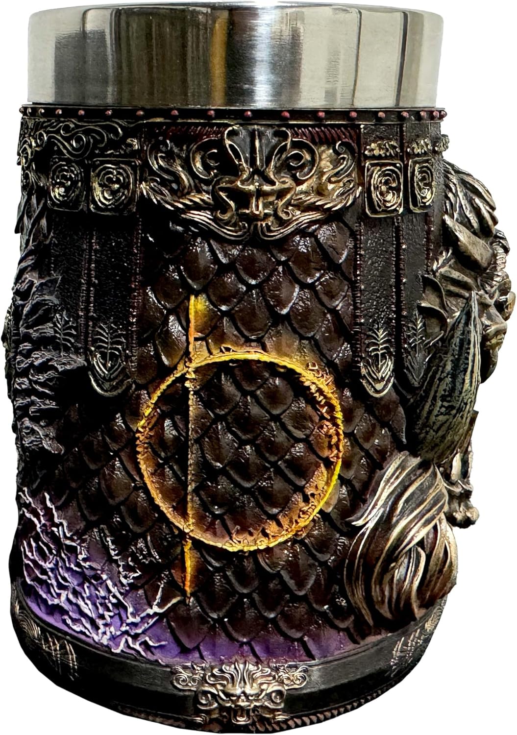 Nemesis Now Elden Ring Starscourge Radahn Tankard, Resin, Official Elden Ring Beer Mug, Removable Stainless Steel Insert, Cast in The Finest Resin, Expertly Hand-Painted