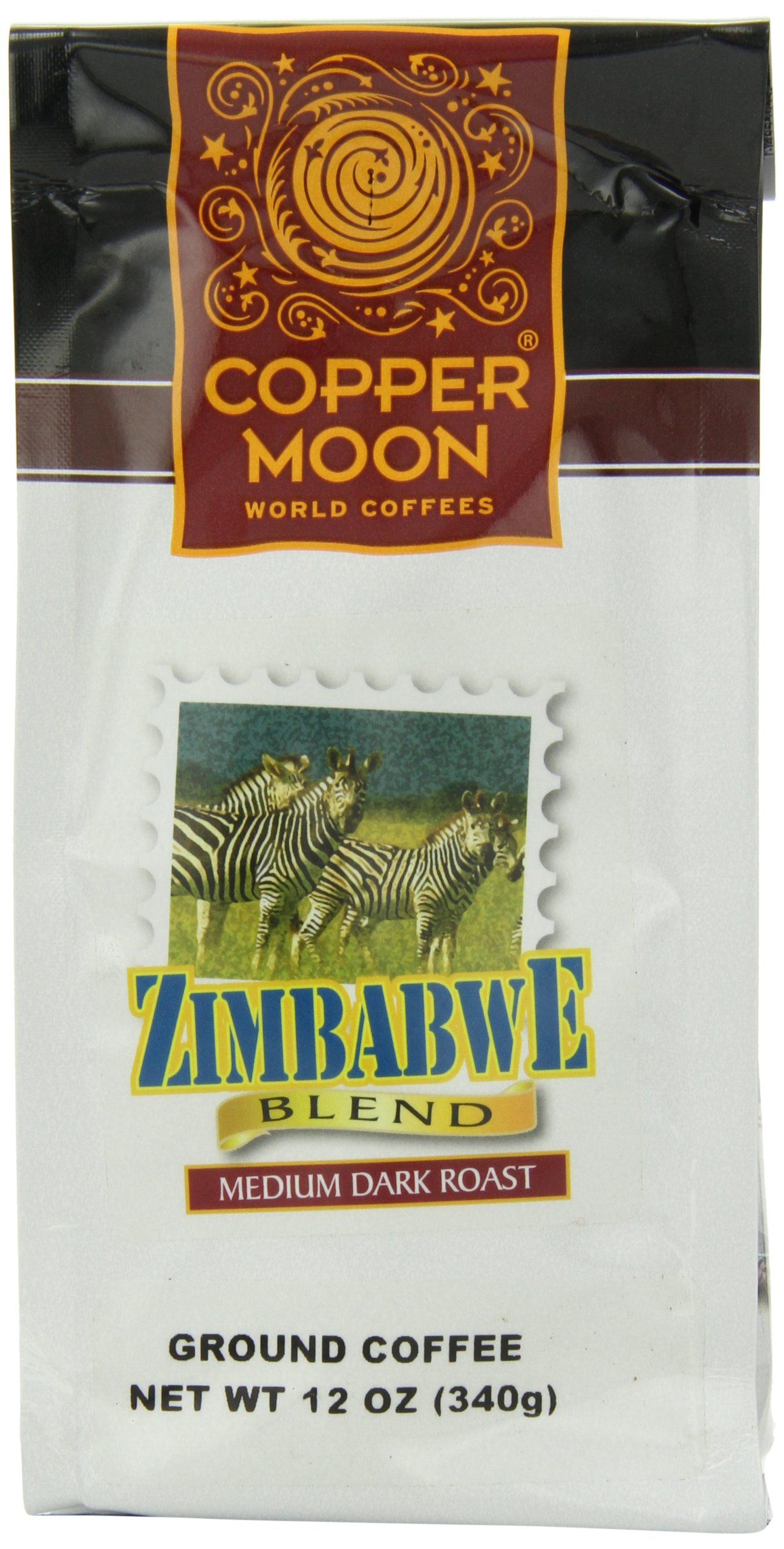 Copper Moon Medium Roast Whole Bean Coffee, Pumpkin Spice Blend, 5 Lb