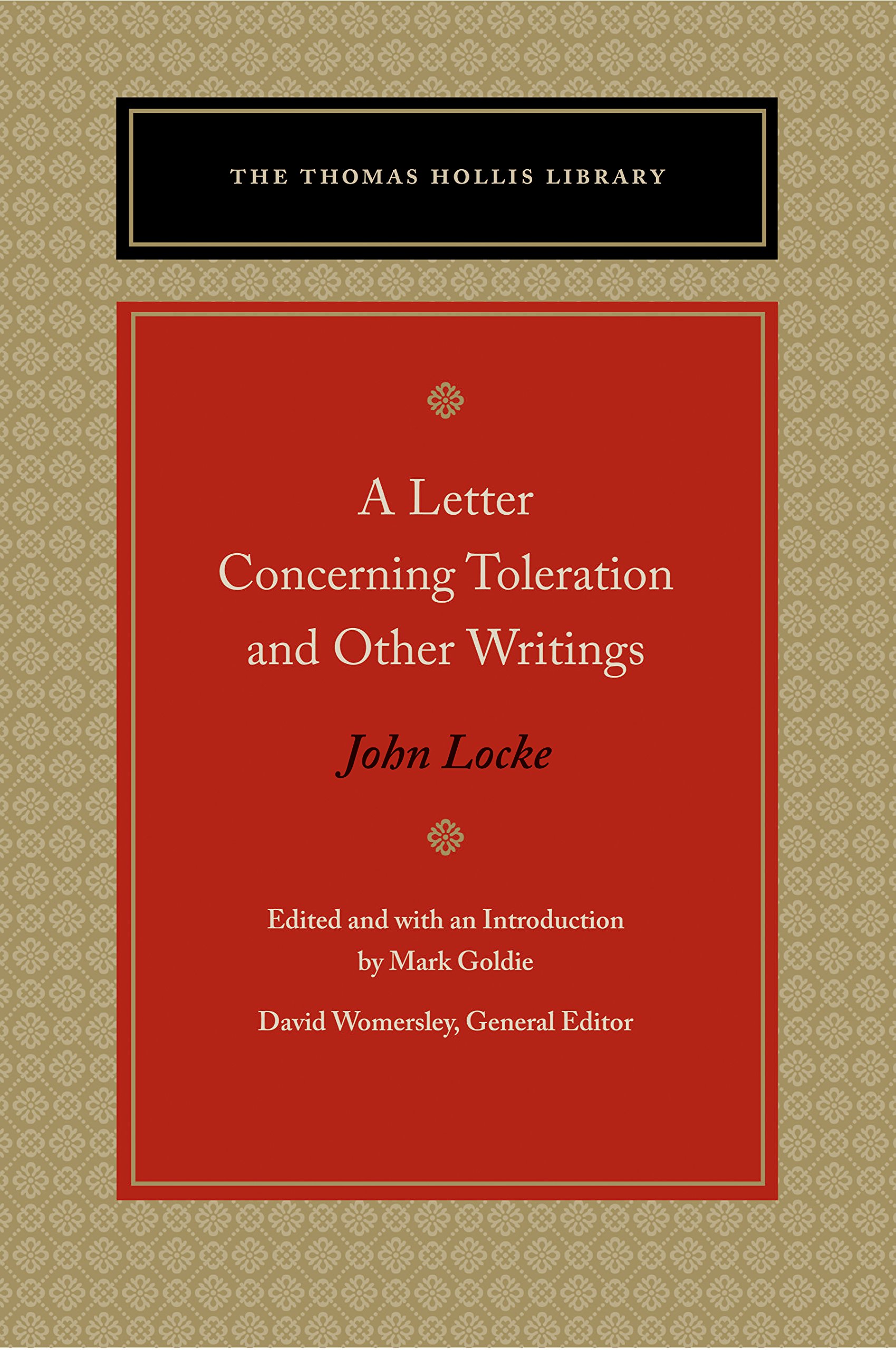 Buy Letter Concerning Toleration & Other Writings (The Thomas Hollis Library) — BookShops.in