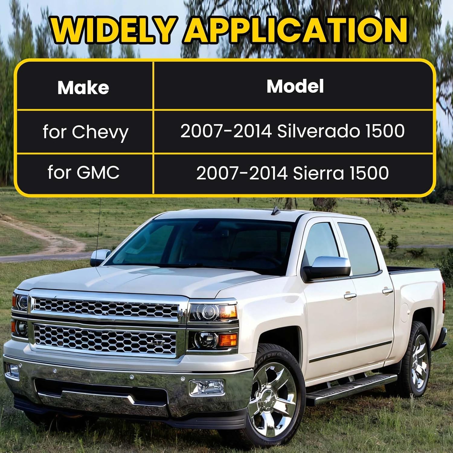 Rear Upper Shock Mount Crossmember with Bracket Replacement for 2007-2014 Chevy Silverado 1500 & GMC Sierra 1500 Accessories.