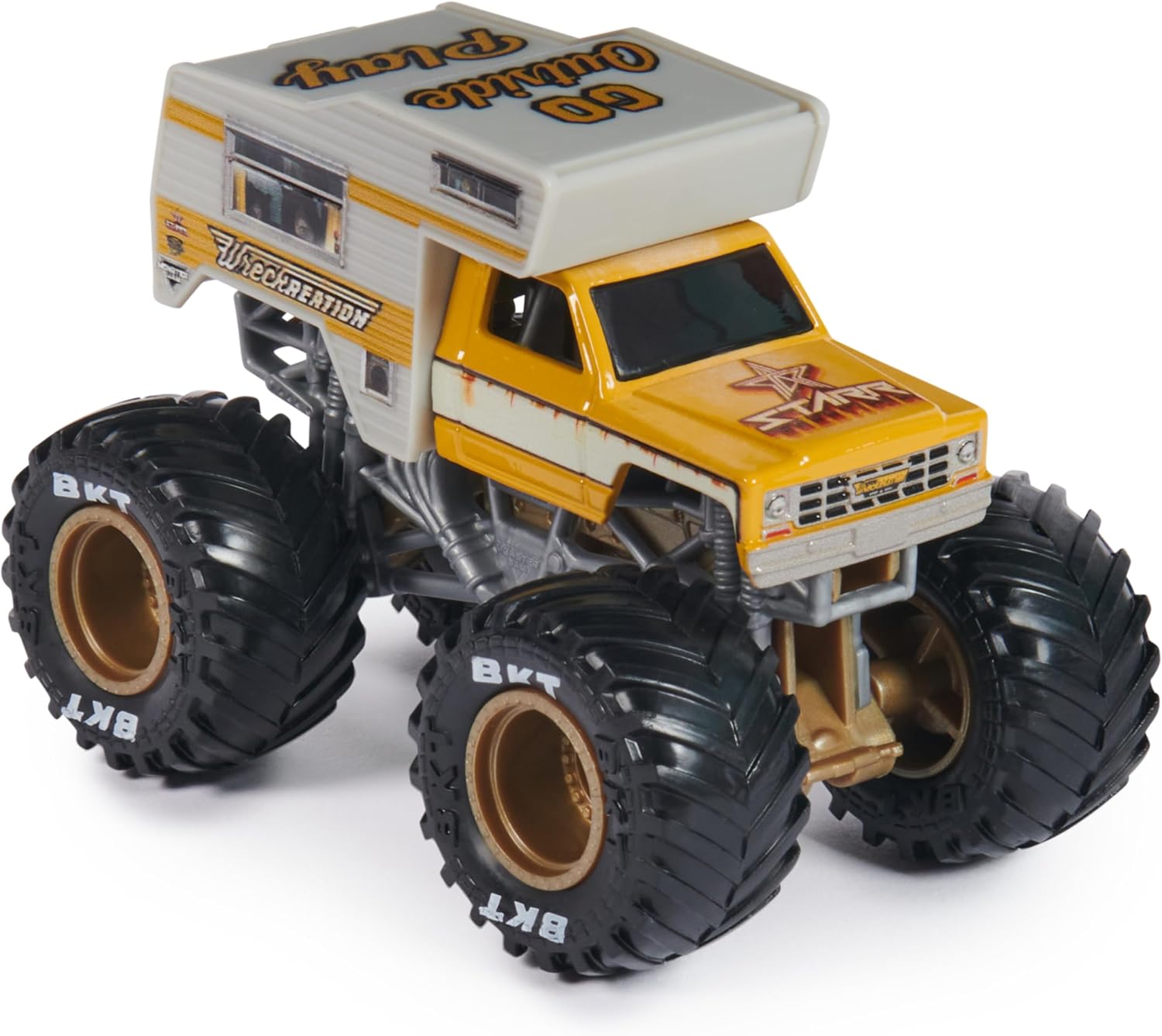 Monster Jam, Official Wreckreation Monster Truck, Die-Cast Vehicle, 1:64 Scale, Kids Toys for Boys Ages 3 and up