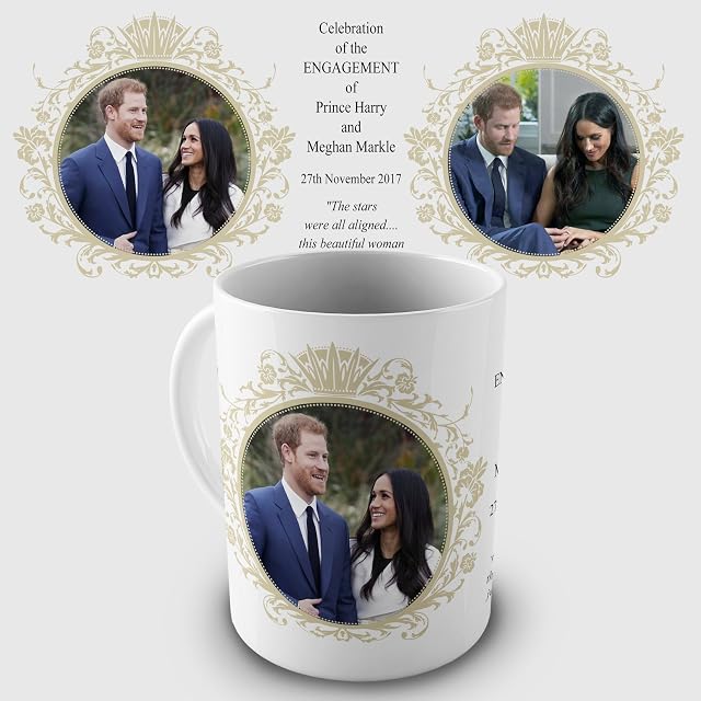 Prince Harry & Meghan Markle Engagement Gift Mug