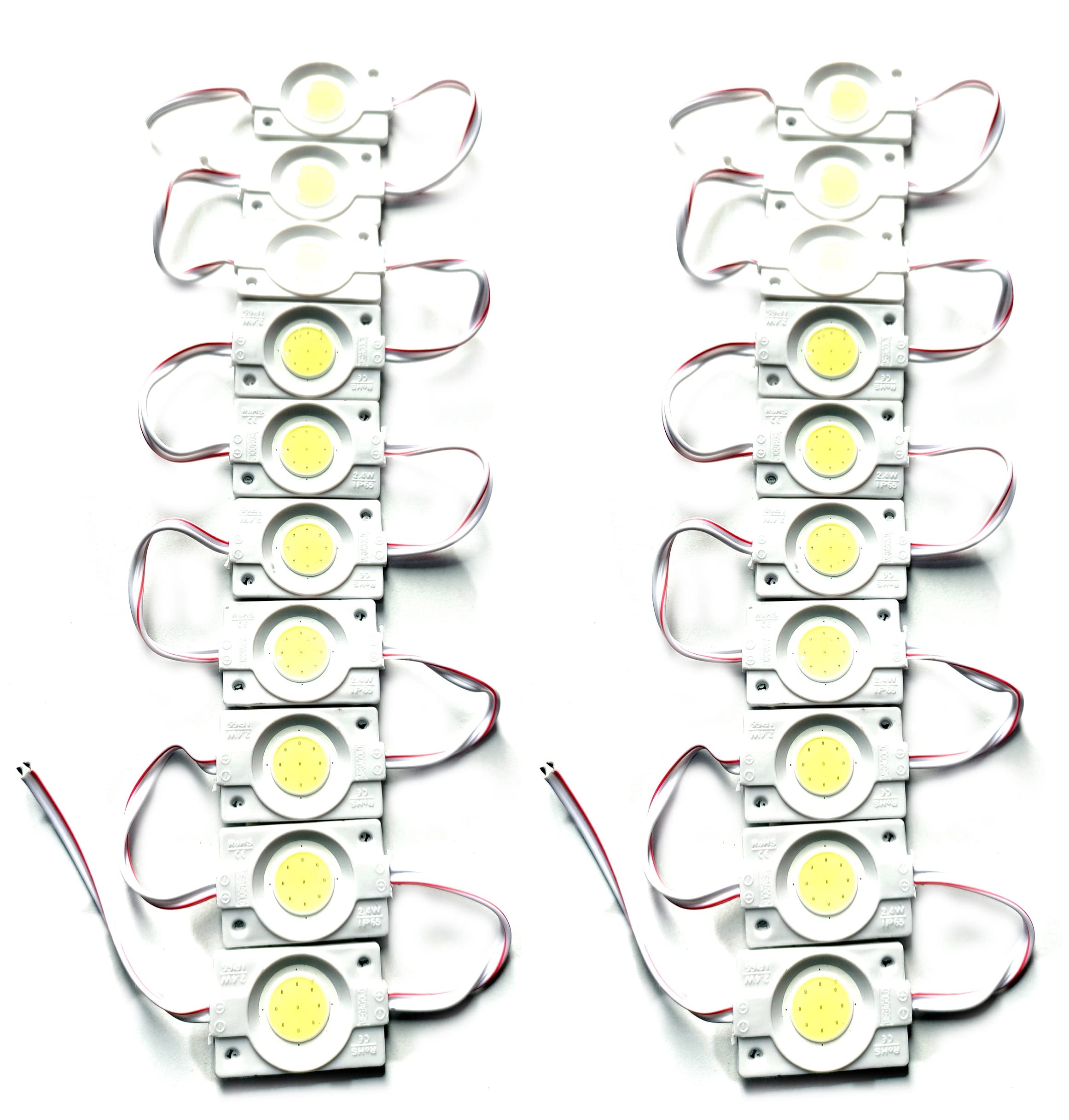 Wizzo (Pack of 20 Pieces 12 Volt 2.4 Watt DC Coin LED Module Light Lamp Bulb Multipurpose Use For Home, Temple Decoration Light, DIY Projects, Hobby Kit (WHITE)-image-39