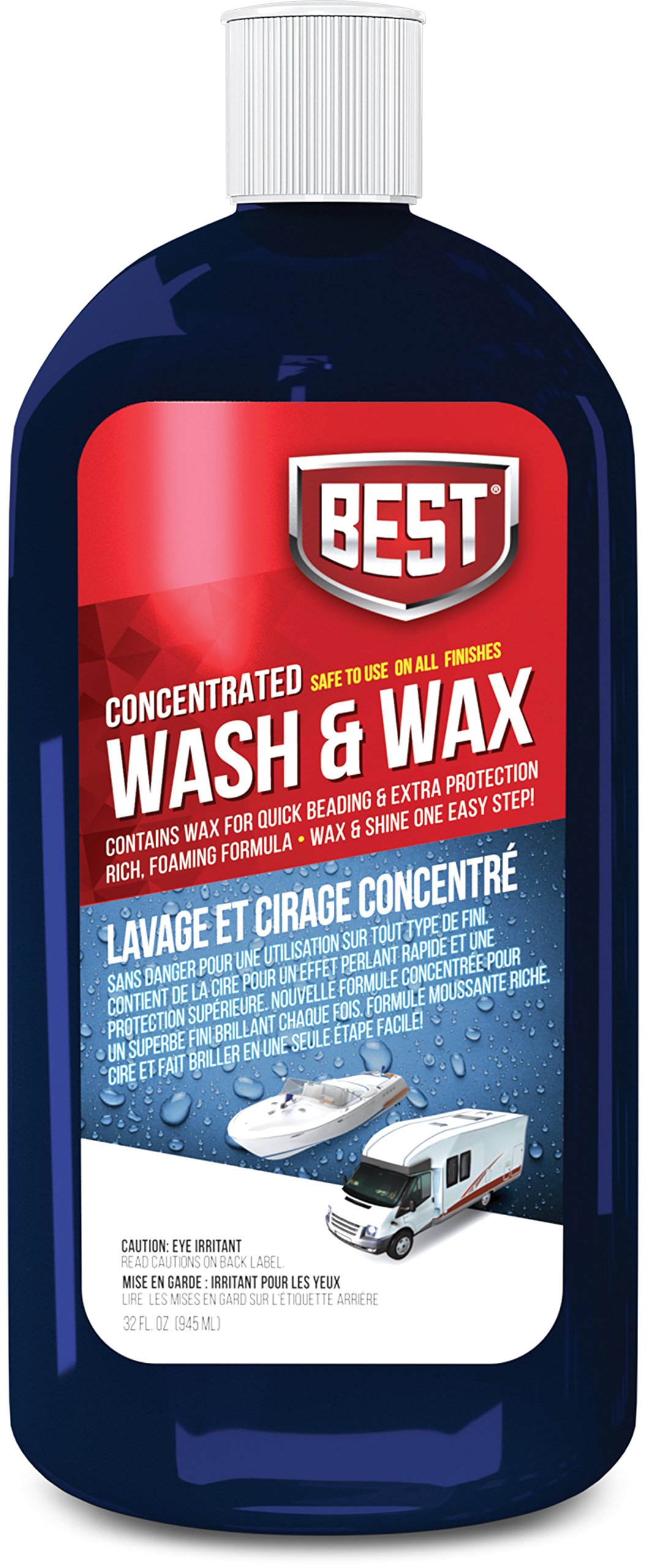 B.E.S.T. 60032 Wash & Wax - 32 oz.
