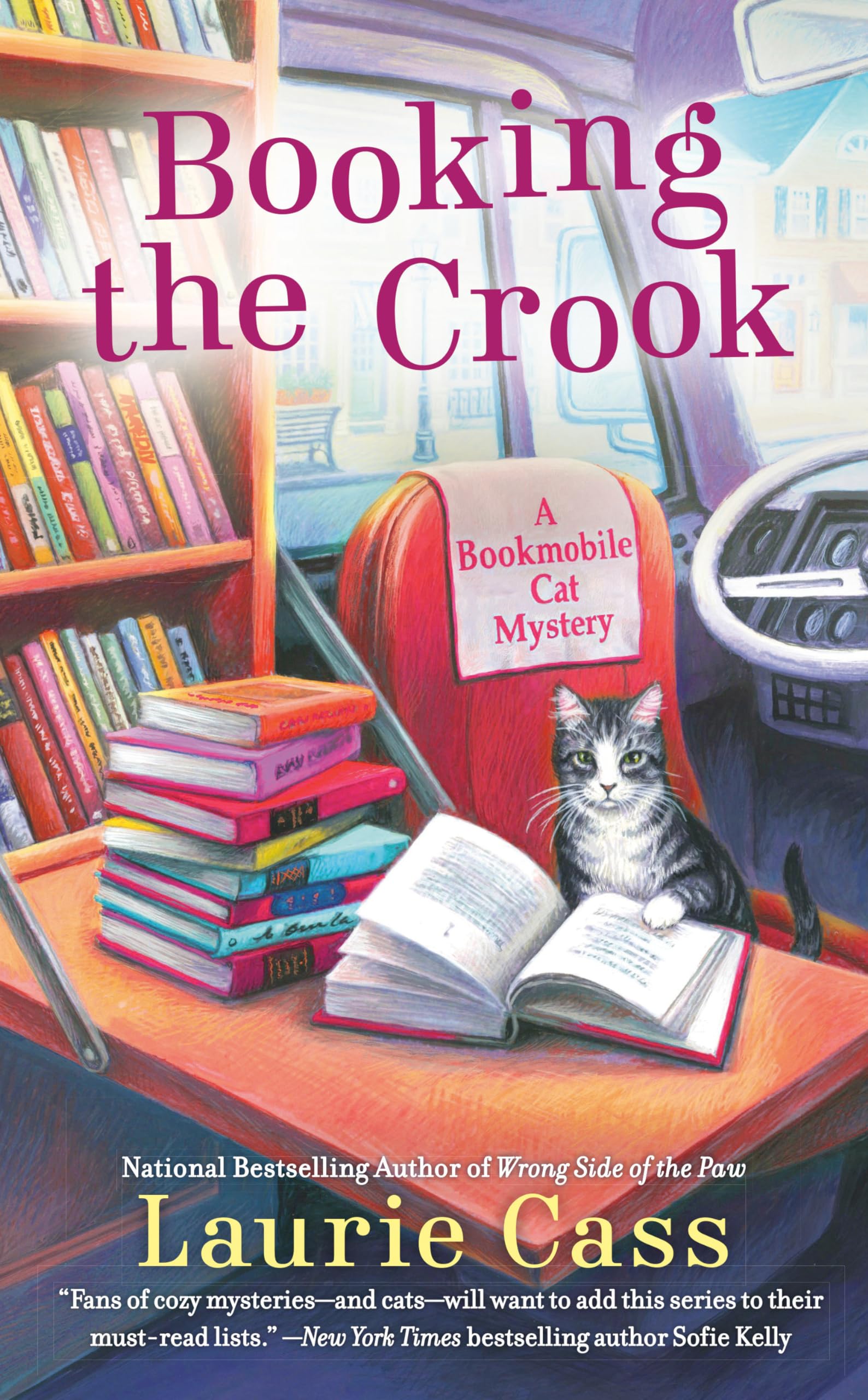 Booking the Crook: A Bookmobile Cat Mystery #7