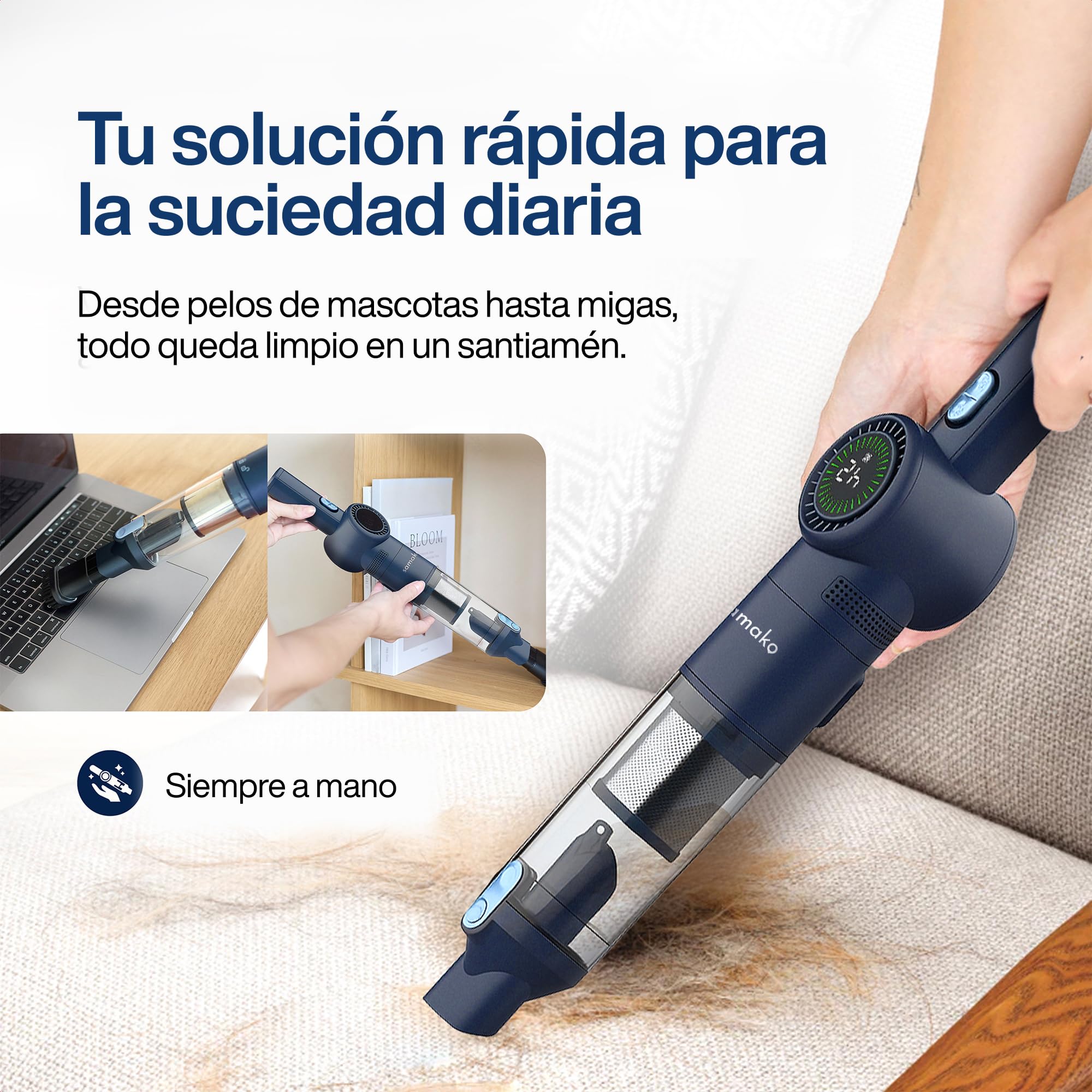 Aspirador de mano NanoDetect Pro 120W
