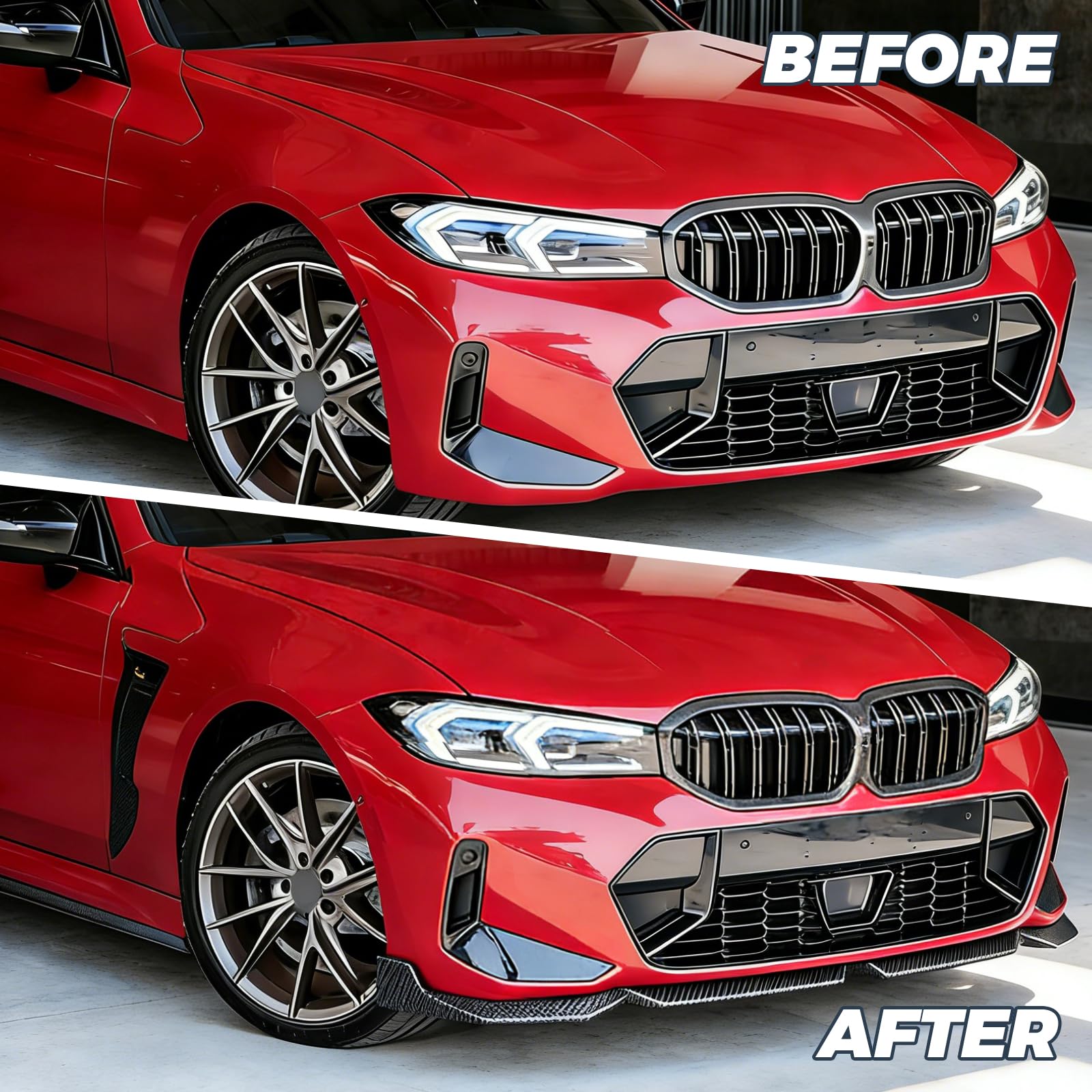 Amazon | フロントリップキット 2023-2026 BMW 3シリーズ G20 LCI