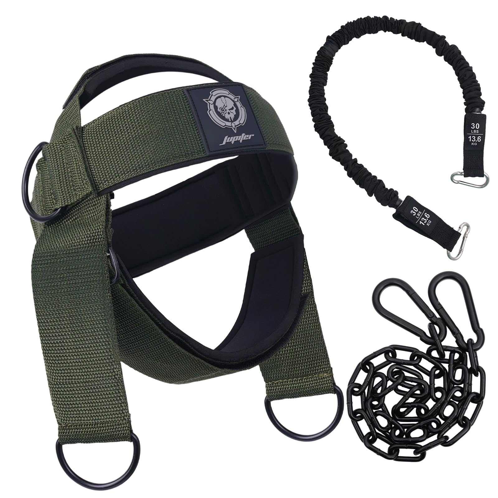 Neck Harness for Increases Neck Core Strength - Neck Exerciser with 30