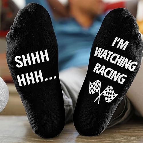 Miniatura 2 de VICRAZY F1 Racing Car, calcetines deportivos para hombres y mujeres, regalos de Fórmula 1, calcetines de carreras, rellenos de calcetines