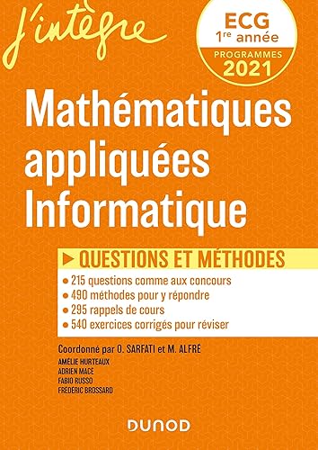 ECG 1 - Mathématiques appliquées - Questions et méthodes