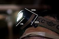 Vista 7 de Spec Ops Tools - Linterna frontal LED recargable con luz extraíble, 280 lúmenes, impermeable, diadema ajustable, 2 modos de luz, 3% donado a