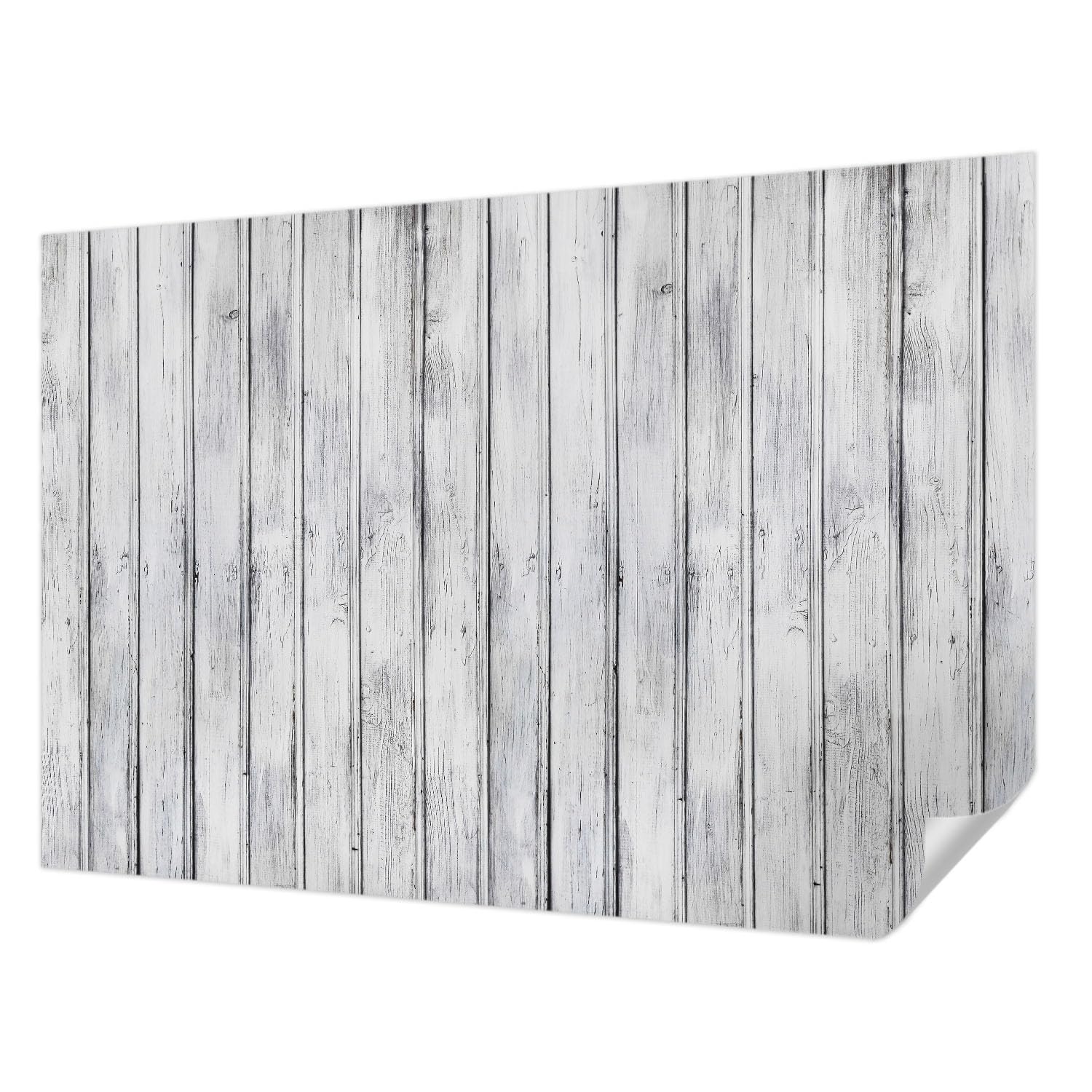Papier peint autocollant résistant aux taches 152x104 cm motif bois entretien facile
