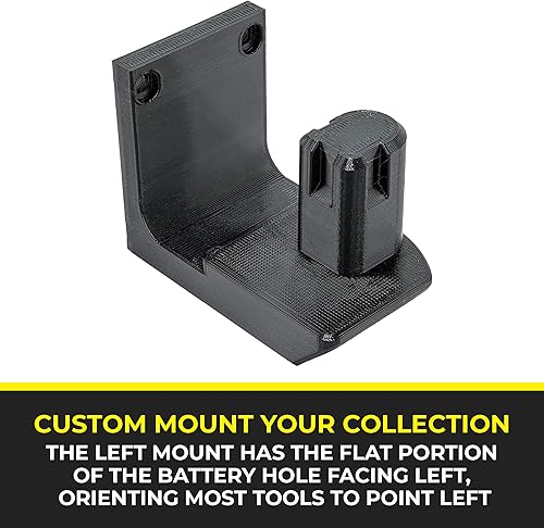 Vista 4 de Spartan Mounts Soporte de herramienta para herramientas eléctricas Ryobi Gancho de almacenamiento de pared Práctico organizador de garaje