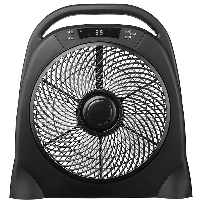 Buy GDY Portable Box Table Fan with Remote Control, 18 Inch Quiet Floor
