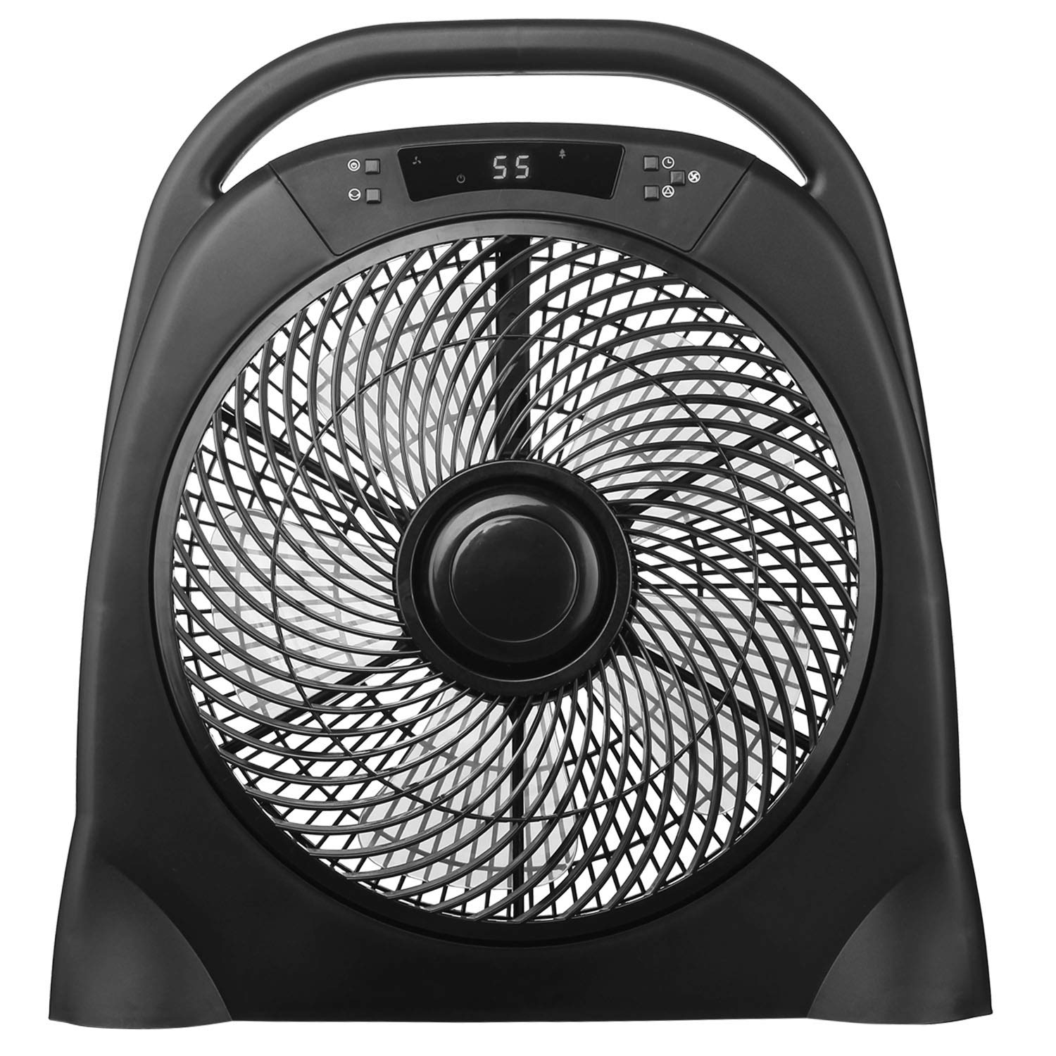 Buy GDY Portable Box Table Fan with Remote Control, 18 Inch Quiet Floor