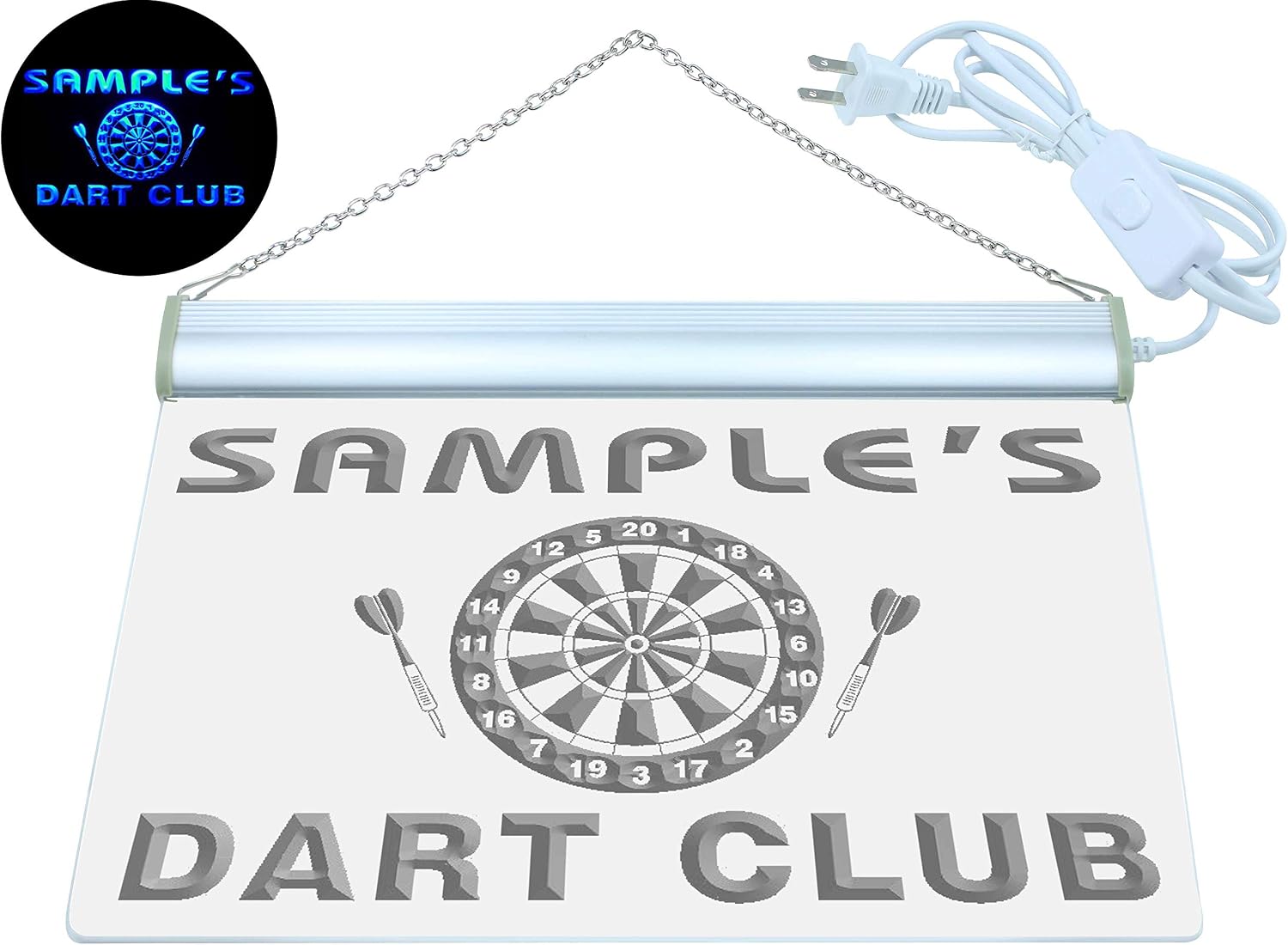ADVPRO ts-tm Name Personalized Custom Dart Club Bar Beer Neon Sign