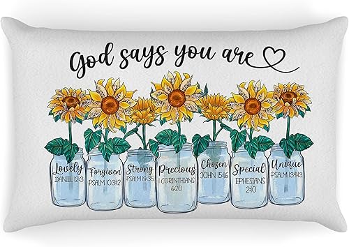 OFlich Funda de almohada decorativa con citas motivacionales de 18 x 18 pulgadas, con citas motivacionales, flores rústicas de primavera y verano, OFlich Funda de almohada decorativa con citas motivacionales de 18 x 18 pulgadas, con citas motivacionales, flores rústicas de primavera y verano,