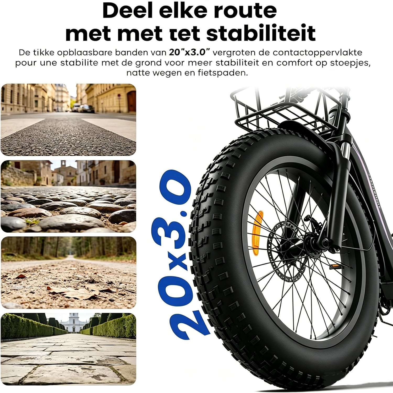 Bici Elettrica Per Adulti, 36V 13AH Batteria Rimovibile 250w Motore Con 20 “*3.0” Fat Tire Pieghevole Bicicletta Elettrica, Velocità 25KM/H Gamma Fino a 80KM Città Pendolare Ebike
