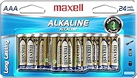 Vista 3 de Maxell 723815 Pilas alcalinas AAA de larga duración de alto rendimiento, paquete de 36, computadora