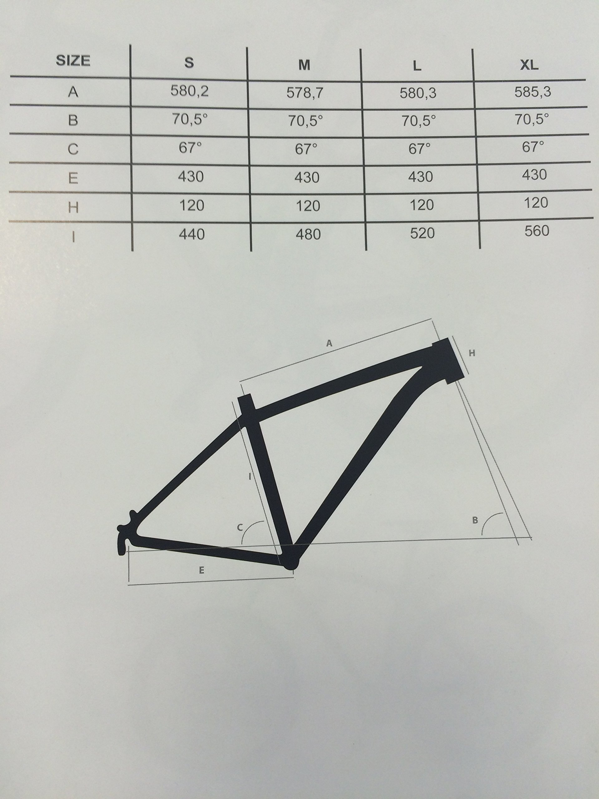 MBM Bici Brider Z100 in Alluminio Forcella Ammortizzata Freno a Disco Idraulico 27,5" 24 velocità