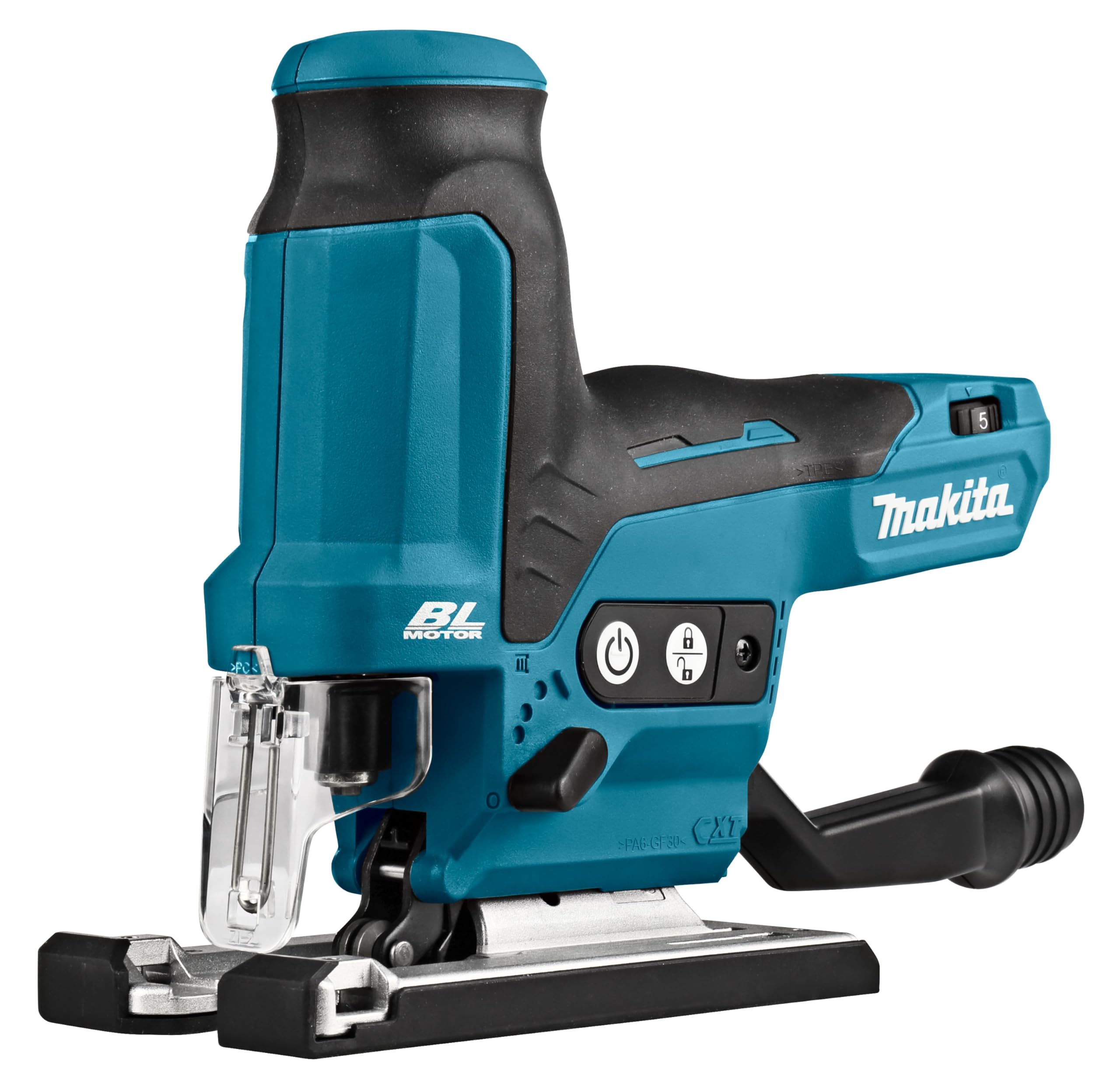 Makita, seghetto alternativo a batteria, JV102DZ 280W, 10.8V/senza batterie e caricabatterie