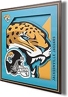 Vista 12 de YouTheFan Arte de pared de la serie de logotipos 3D con licencia oficial de la NFL, hecho de múltiples capas, listo para colgar en la pared, diseño