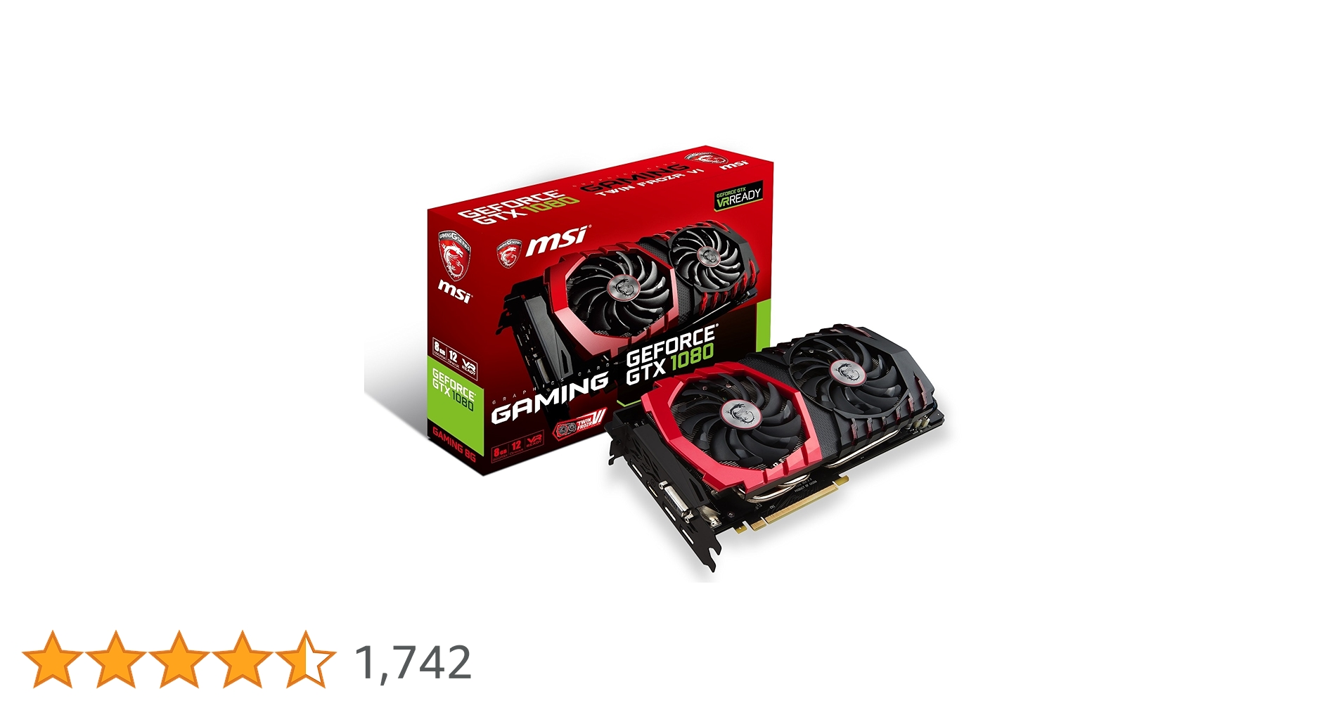 動作確認済 MSI GTX1080 GAMING X 8G Amazon.in: Buy MSI Gaming GeForce GTX 1080 8GB GDDR5X SLI