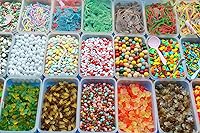 Vista 4 de By The Cup Berry Blue Sour Belts, bolsa a granel de 1 lb