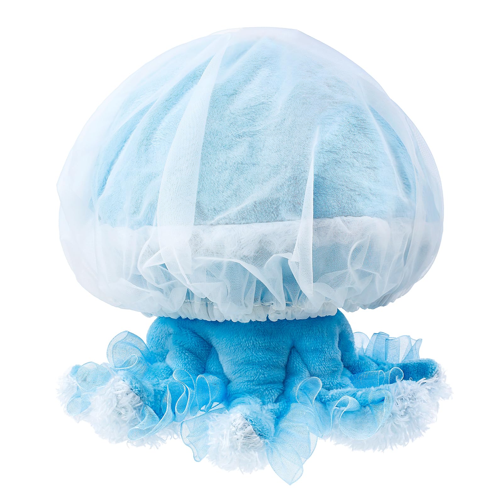 RLOMUTE Cannonball jellyfish Plush Toy Realistic Stuffed Sea Animal Super Soft Cute Birthday Companions Bedroom Car Home Decor Collectible Gift for kids Boys Girls 6.2 Inch Blue โ image 1