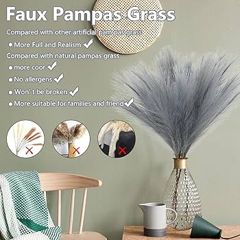 値下げ中‼️パンパスグラス　３０本 Amazon.co.jp: MAKHOT 5ピース グレー パンパスグラス トール