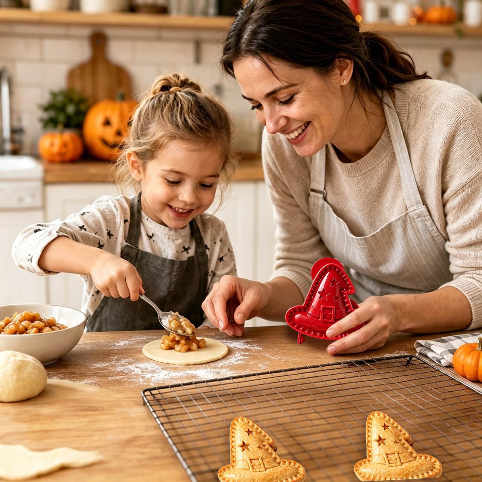 Stampo for mini torte a mano di Halloween, creatore di torte
