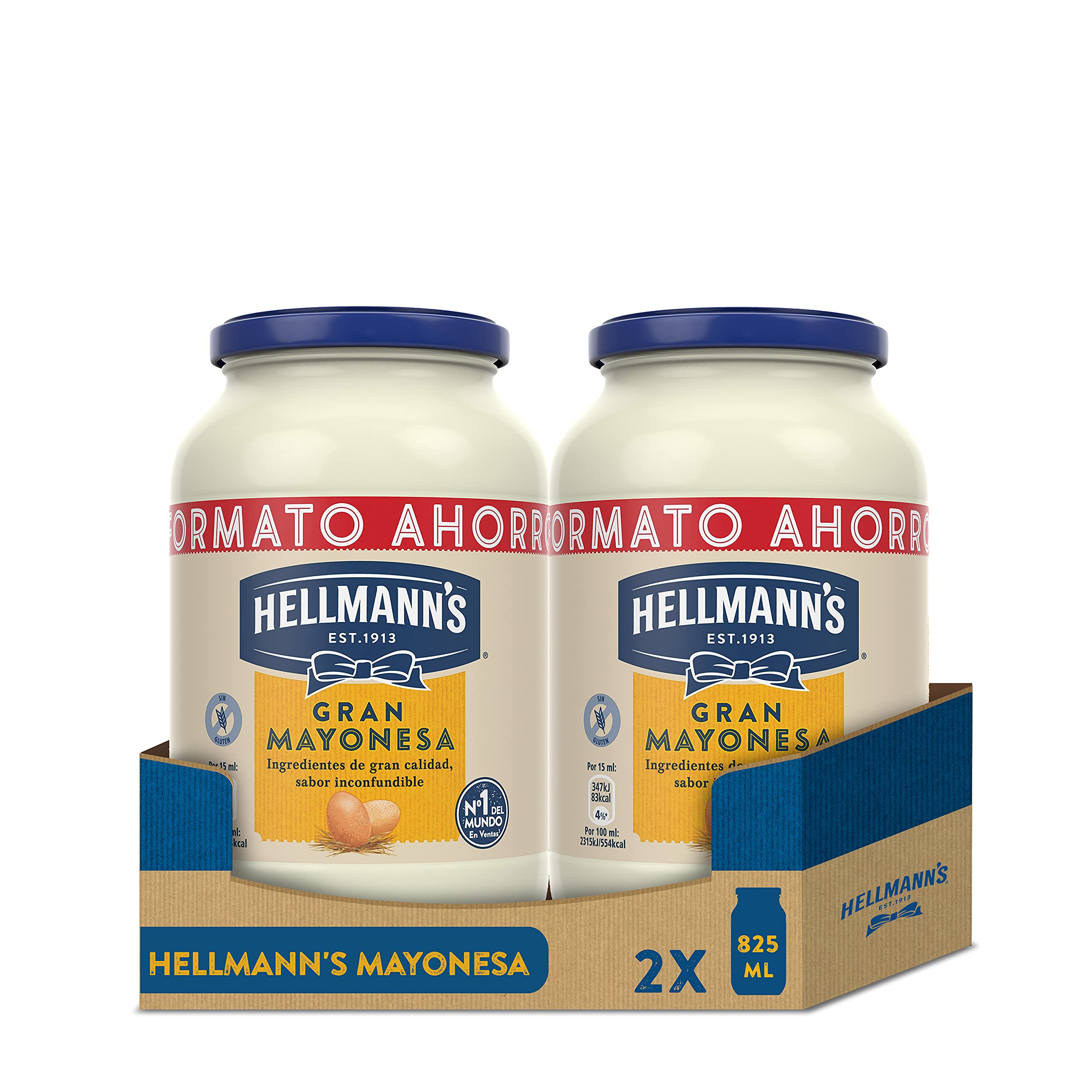 Hellmann's - Mayonesa en Bote Dispensador Gran con Huevos 100% de Corral, 250 ml (Pack de 1) — view 5