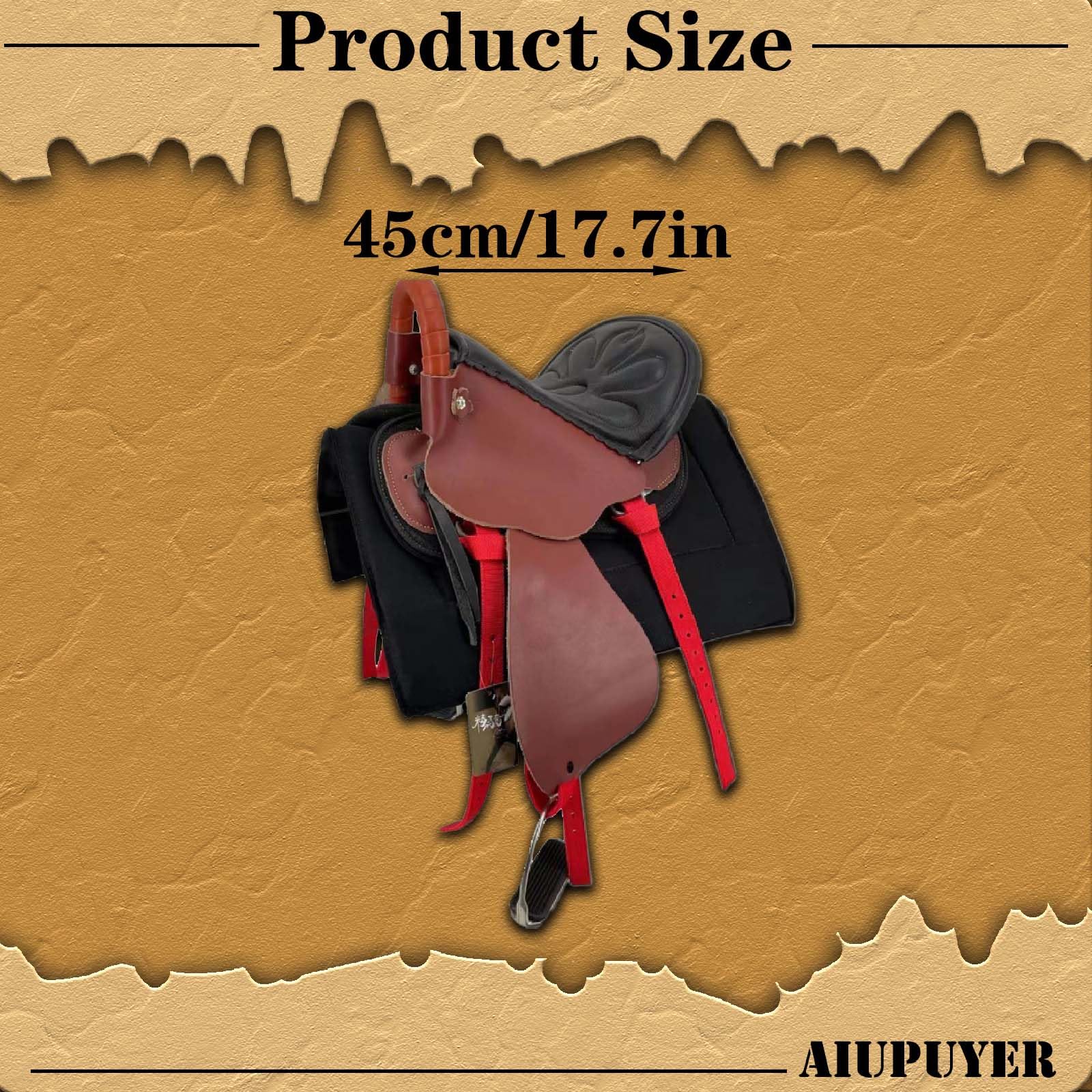 Sattel, amerikanischer Sattel Pferd Dressursattel Western Sattel Trick Reitsattel Rennsattel Junior Reitsattel Supreme Sattlerei, für Turnier Ranch etc