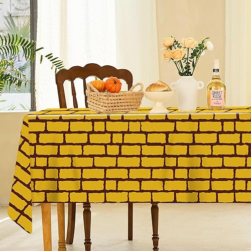 Miniatura 212 de CC HOME 1 pieza de mantel de plástico para fiesta de los 90 de 54 x 87 pulgadas de largo, mantel vintage retro de los 90 de hip hop, tema de 1990