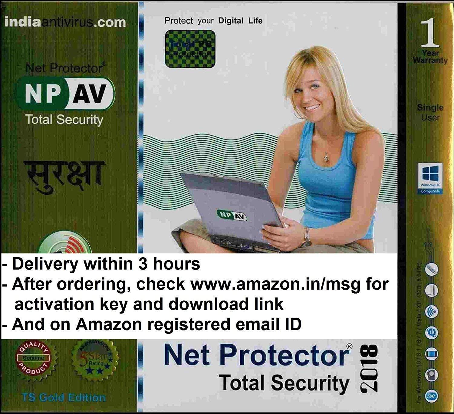 Net Protector Total Security 2020 1 PC 1 Year ( Instant license key Delivery Via SMS & E-mail with Guaranteed ... ) (B07PN9JQ8L) Amazon Price History, Amazon Price Tracker