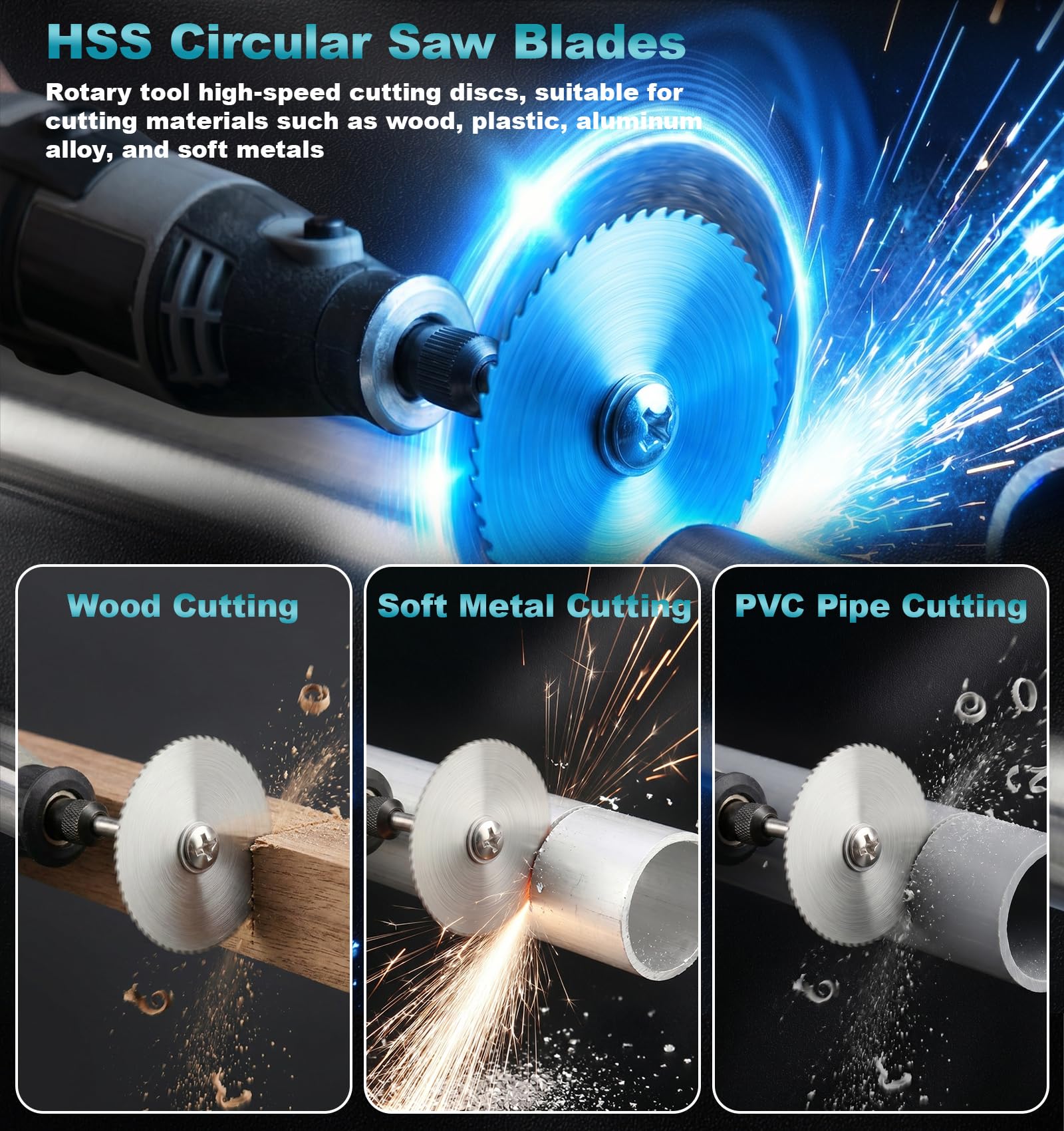 Dremel Cutting Wheel Set - 44 Pcs Pro Kit -3