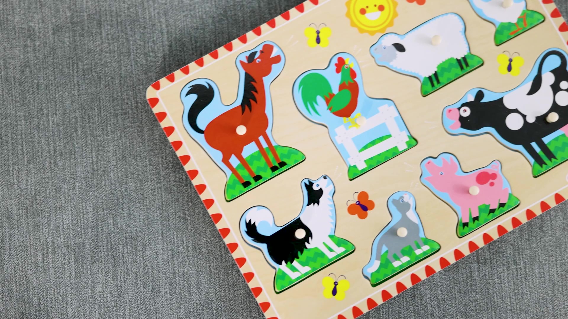 Educa - Puzzle Progressivo Animali Selvatici | 4in1 Progressivo 12/16/20/25 pezzi | Animali, Bambini | dai 3 anni (17147