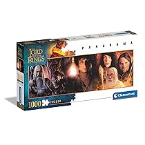 Clementoni Lord Of The Rings Panorama Rings-1000 Pezzi Adulti, Panoramico, Puzzle Film Famosi, Made In Italy, Multicolore, 39739