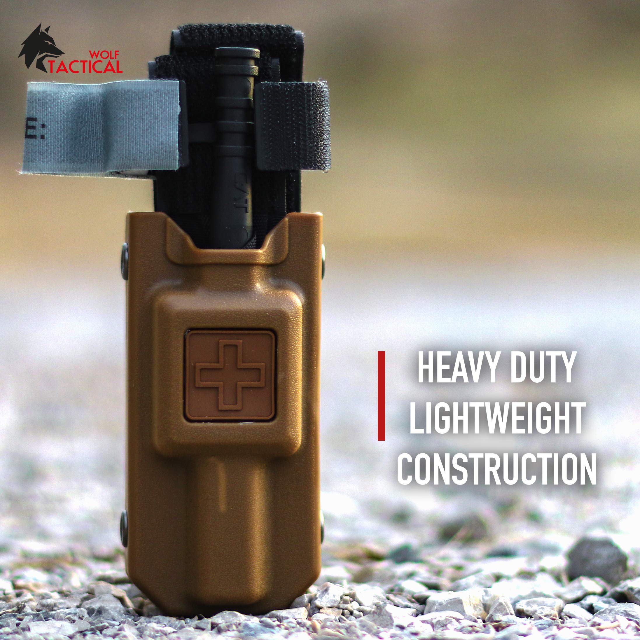 Buy WOLF TACTICAL Molle Tourniquet Holder for Duty Belt TQ Holder for