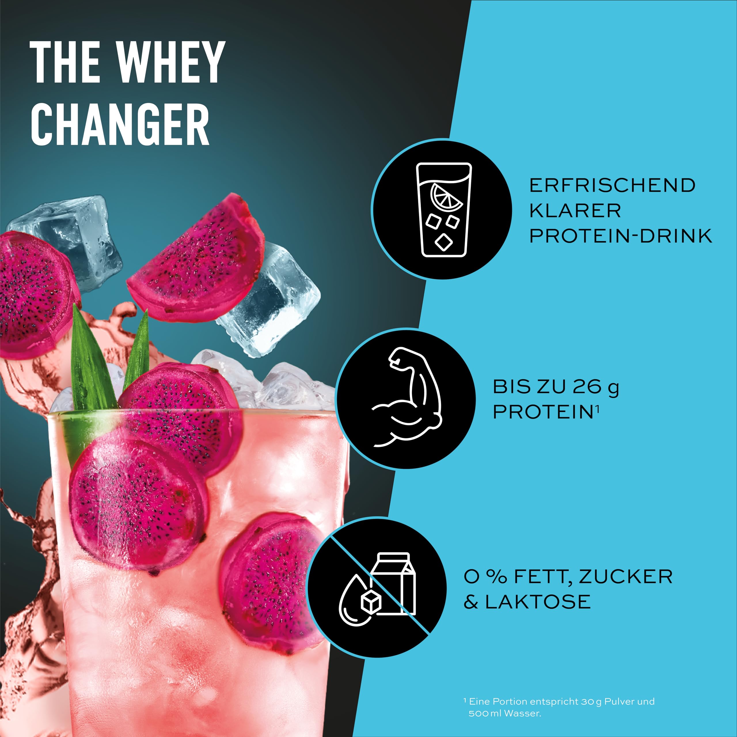 ESN ISOCLEAR Whey Isolate Proteinpulver, Cactus Fruit, 908 g, Proteinlimo mit fruchtig leckerem Geschmack - made in Germany