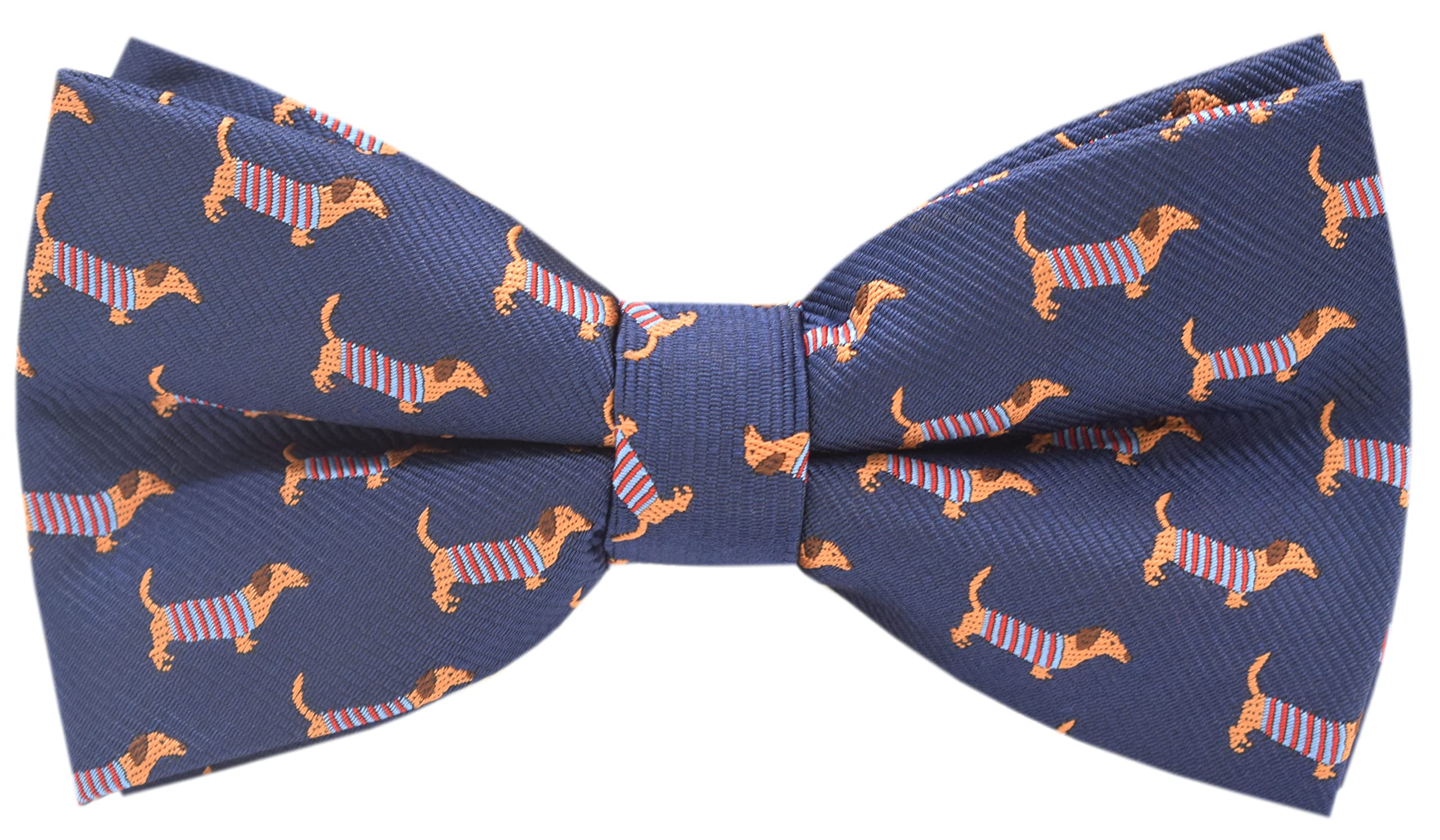 Mens Bow Tie Handmade Pre-Tied Fun Pattern Bow Ties for Men