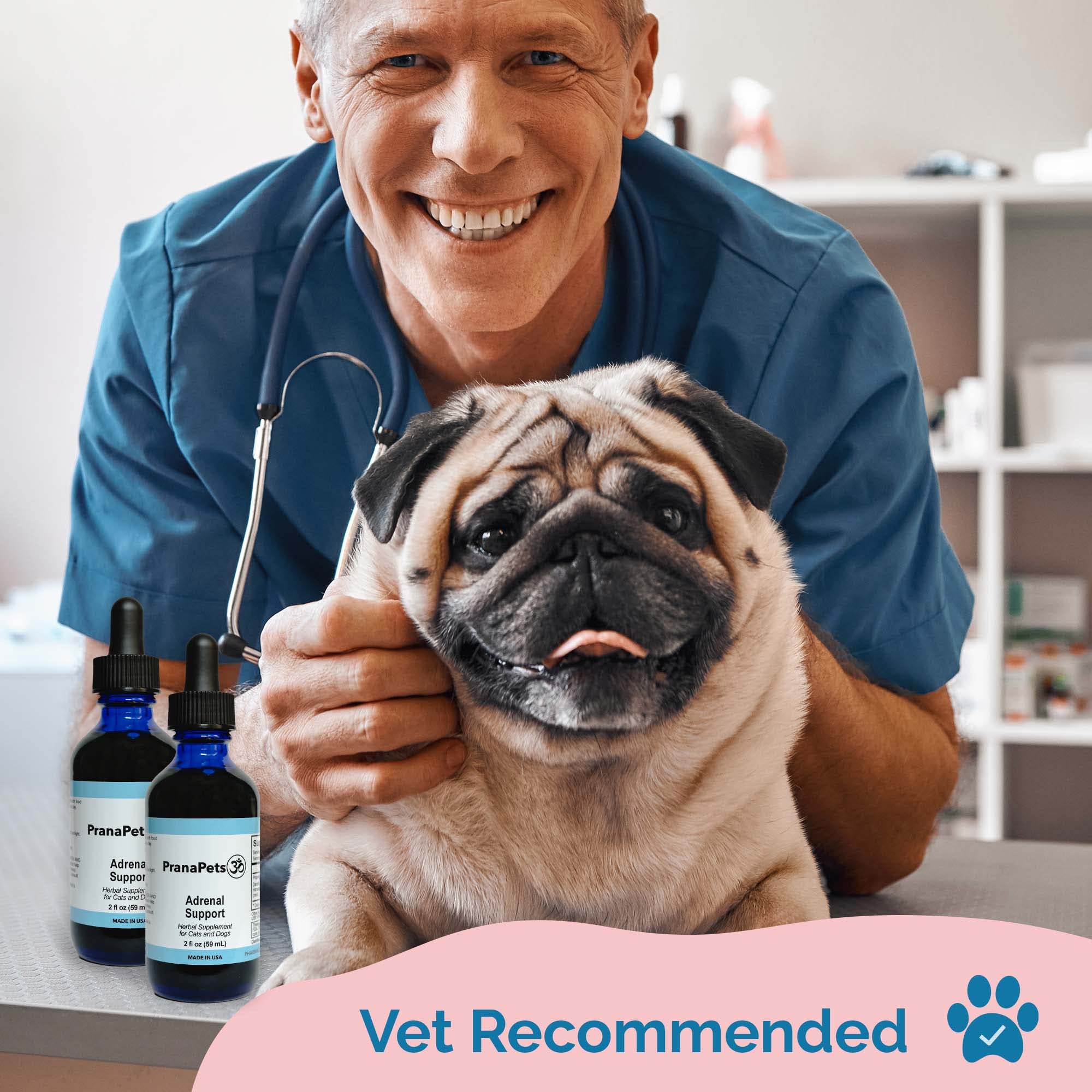 Buy Prana Pets Adrenal Support Naturally Relieves Symptoms of Cushings