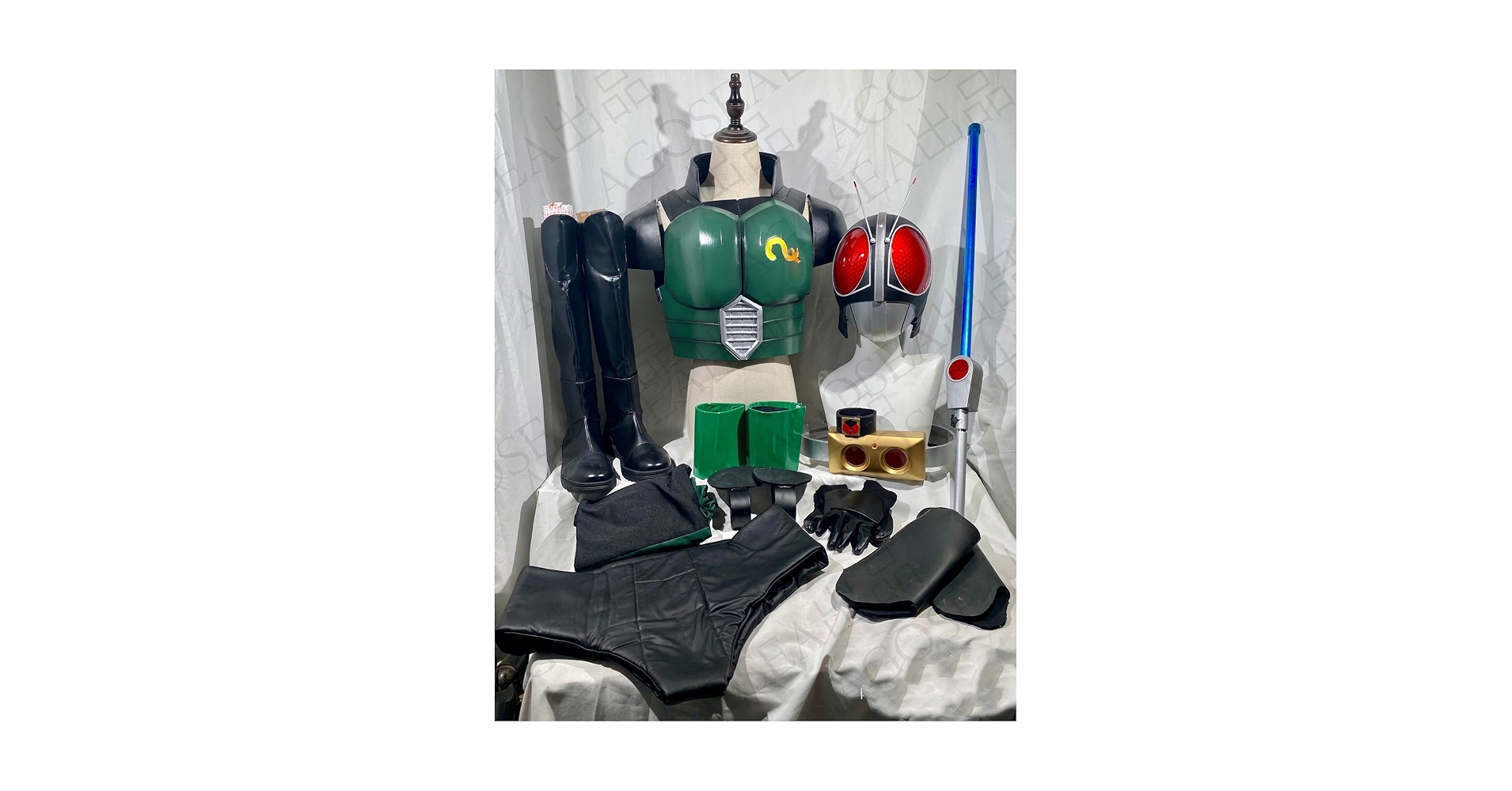 仮面ライダーアーク01　特撮仕様コスプレ衣装一体式　複眼発光モデル 仮面ライダーアーク01 特撮仕様コスプレ衣装一体式 複眼発光モデル