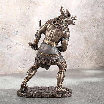 Amazon.co.jp: Veronese Design 8 7/8インチ エジプト神アヌビス 二重