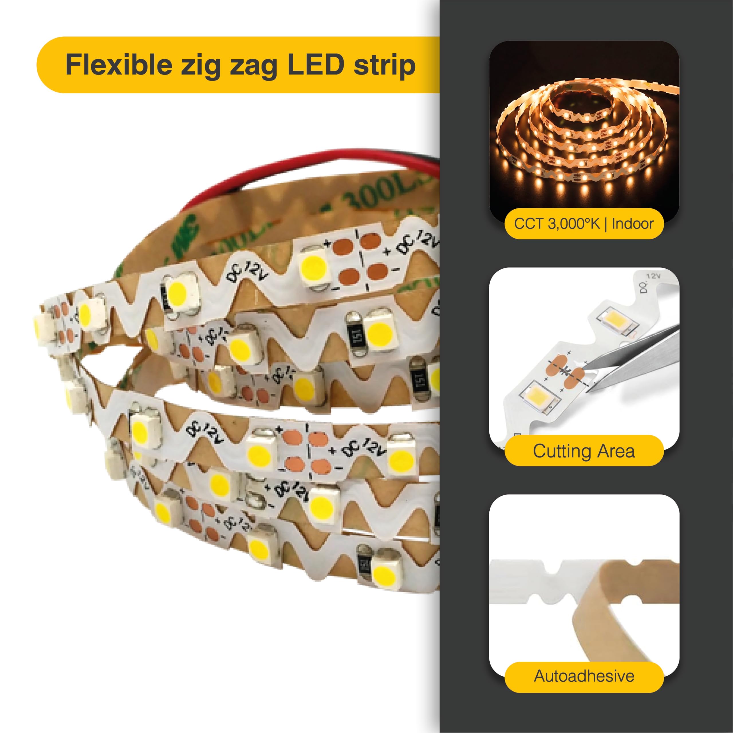 ◆コイズミ◆LED照明器具◆4点◆AD7301B27◆Z-2601DL20◆ Amazon.com: DEMASLED Tira de luces LED en zigzag de 12 V y 16.4